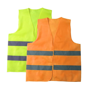 CITICITY Reflector Motorcycle Vest <b>Jacket</b> 120g Summer <b>Cooling</b> Safety Vest Orange 2XL Breathable 3m Reflective Safety Vest - Product Image 1