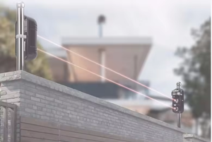 Hệ thống báo động kẻ xâm nhập với thiết bị dò tia hồng ngoại chủ động ABT-150 sử dụng với hệ thống báo động - Product Image 2