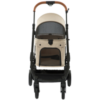Poussette pliable légère pour animaux de compagnie en plein air chiot chien marche poussette spéciale matériel Oxford pour petits grands transporteurs voyage