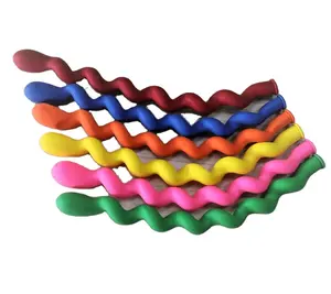 Jiangsuhaolin screw spiral screw/spiral balloon 1g latex long shape eco-friendly for gift toy and gift