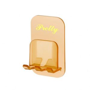 Estante de pared para baño y cocina, sin perforaciones, para cepillos de dientes y vasos, sin plegar - Product Image 5
