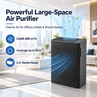 Système de purification d'air HEPA à faible bruit pour salles de conférence et espaces professionnels, contrôle de la fumée, des odeurs et de la poussière, avec certifications OEM ODM CE FCC