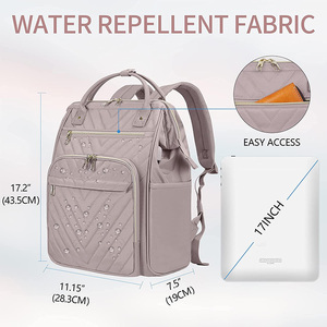 <strong>Laptop</strong> Backpack for Women Men Fashion Computer Work Bag, Large Capacity Woman Backpack Bag with USB Port or RFID Pockets