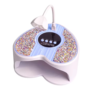 Nouveau 288W OEM <span class=keywords><strong>SUN</strong></span> BT-<span class=keywords><strong>7</strong></span> coeur forme Gel vernis UV LED lampe à ongles 45Leds capteur automatique UV LED sèche-ongles avec diamant BT7 - Product Image 2