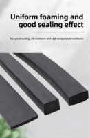 Bande d'étanchéité en caoutchouc mousse EPDM de forme carrée pour fenêtre et porte