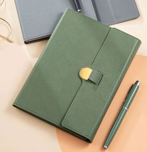 สมุดโน้ตปกแข็งหนัง PU คุณภาพสูงขนาด A5 ปี 2025 พร้อมชุดกระติกน้ำร้อน 1 ใบ  ชุดของขวัญวางแผนธุรกิจพร้อมโลโก้สั่งทำได้ - Product Image 6