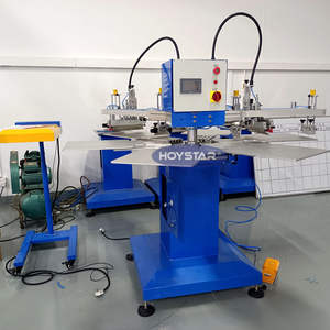 2color automatic screen printing machine for t shirts garment neck label printing machine maquina de estampado de camisetas - Product Image 2