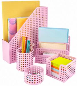 Offre Spéciale – Ensemble Organisateur de Bureau en Métal Perforé de Qualité Supérieure pour Bureau et École – Meilleur Prix - Product Image 4