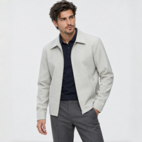 Blouson Bomber Homme Léger Extensible à 360 Degrés Printemps Automne Vêtement d'extérieur Décontracté Manteau de Voyage Confortable pour Usage Quotidien