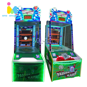 Ama trong nhà trò chơi tiền xu trẻ em Trò chơi bắn bóng máy video ném bóng thử thách trúng mục tiêu Máy đổi vé - Product Image 2