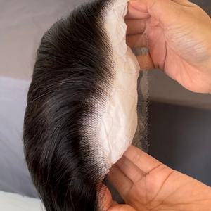 Cheveux brésiliens bruts non traités Remy pour perruque complète en dentelle, densité 200%, cuticules alignées, 100% cheveux humains pour femmes noires - Product Image 2