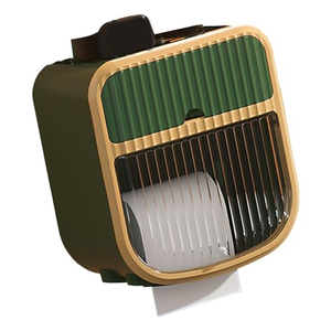 Bathroom Toilet Paper Holder Wall Mounted <b>Plastic</b> Waterproof Napkin Case Towel Paper Storage Tissue Box - Product Image 4