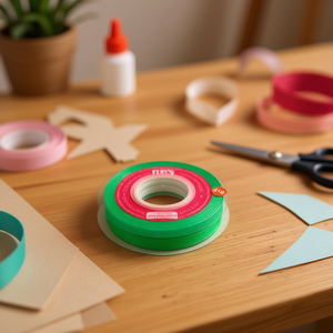 Nastro Grosgrain 2,5 cm 15 Iarde Verde per Forniture Artigianali - Product Image 2