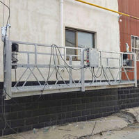 Plateforme suspendue électrique moderne en alliage d'aluminium WH-SP, élévateur de façade, capacité de charge 630-1000 kg, hauteur 100-200 m