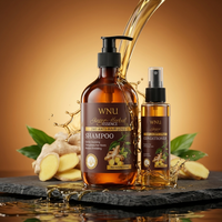 WNU OEM Ekstrak Jahe Anti-Rontok Rambut Sampo Kondisioner Melembapkan Formula Konsentrat Seperti Gel Mengontrol Minyak Mencegah