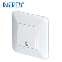 Interrupteur de contrôle de sonnette à vente directe d'usine XJY-QB-08, interrupteur simple à ouverture unique 45x45mm