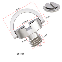 Accessoires de trépied Type de boule Pan Tilt plaque de dégagement rapide 1/4 vis de montage 1/4 vis de précision pour appareils photo reflex numériques