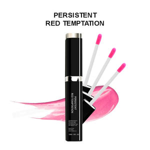 Mastor Crema Brillo Labial para Piel Oscura Tentación Roja Persistente 24 Horas Efectivas 10ml Aceite Labios - Product Image 5