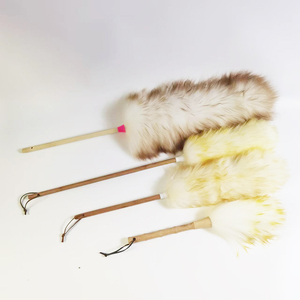 ESD Khăn Lau Bụi Len Chính Hãng 24Inch Có Tay Cầm Bằng Gỗ Và Dây Da Khăn Lau Bụi Len Cừu Tự Nhiên 100% - Product Image 6