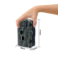 Caméra thermique de chasse pour la vision nocturne de la faune, résolution 36MP, CMOS, IP66, étanche, alimentée par batterie, prise en charge de la carte SD