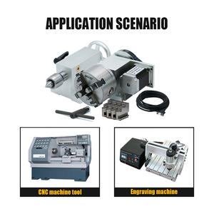 4e Indexering Verdeelkop 4 Kaken Chuck Nema 23 Closed Loop Stappenmotor Verdeelkop Voor Freesmachine-Set - Product Image 4