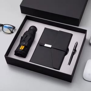 Set de Cuaderno Ejecutivo de Lujo, Cuaderno Premium de PU, Bolígrafo, Paraguas, Regalo Corporativo Personalizado, Artículos al por Mayor para Reventa - Product Image 4