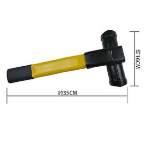 YH1858アルミニウム合金ロックヘッドタフ硬化鋼管カーステアリングホイールロックカーロック - Product Image 2