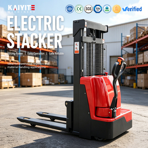 Impilatore Elettrico Motorizzato per Pallet 1.5T 2.5T con Montante Rinforzato e Valvola di Sicurezza per Operazioni Industriali a Terra - Product Image 1