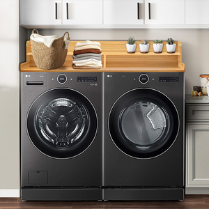 Bambù lavatrice asciugatrice ripiano ripiano di stoccaggio lavatrice coperchio superiore Rack di protezione singolo/doppio strato di stoccaggio Rack - Product Image 6