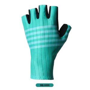 Striped Half <b>Finger</b> Cycling Gloves Breathable Anti-slip Shock Padded <b>Bike</b> Gloves Multi Color Options Road MTB Sports Riding - Product Image 6