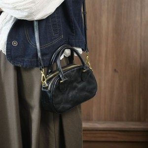 Sac à main en cuir de vachette tanné végétal, couleur café noir, fermeture éclair, sac bandoulière souple pour femme, usage quotidien - Product Image 3