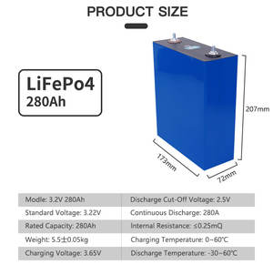 3,2 В призматический литий-ионный аккумулятор LF280K V3 280Ah <span class=keywords><strong>Lifepo4</strong></span> ячейка 100AH 314AH 320AH 280Ah <span class=keywords><strong>LiFePO4</strong></span> для различных применений - Product Image 3