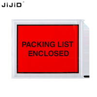 JiJiD pochettes adhésives d'expédition de haute qualité, étanches, faciles à peler et à sceller, liste d'emballage, enveloppe
