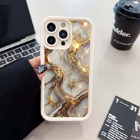 Coque de téléphone portable en gros à motif marbre pour iPhone 16 15 17 Air Pro Max, couleur bonbon, givrée, antichoc, protection arrière
