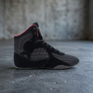 Chaussures de boxe en cuir de qualité supérieure pour hommes Emiko Industry, à lacets, respirantes, légères, résistantes aux chocs, flexibles, adhérence par tous les temps - Product Image 3