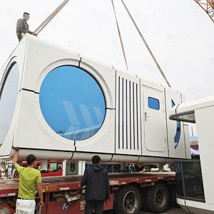 Fabricant de maisons mobiles de grande taille, de type capsule spatiale, en aluminium, pour hôtel, style UFO, pour les célébrités d'Internet - Product Image 3