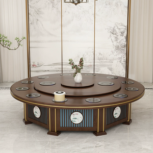 Mới thiết kế hiện đại thương mại khách sạn tiệc ăn uống wooded bàn ghế Bộ - Product Image 1