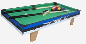 Tavolo Multigioco 3 in 1 con Biliardo / Calcio Balilla / <span class=keywords><strong>Hockey</strong></span> da Tavolo - Product Image 2
