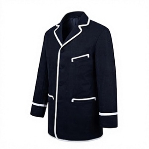 Manteau habillé sur mesure pour homme, à manches longues, simple boutonnage, revers, pour cérémonie, uniforme de reproduction extérieur - Product Image 3