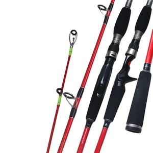 <span class=keywords><strong>Canne</strong></span> à pêche en carbone EVA à poignée économique pour la pêche en mer, la pêche au jigging et la pêche au spinning, couleur rouge, pour la pêche au bar et au poisson-bonefish - Product Image 6