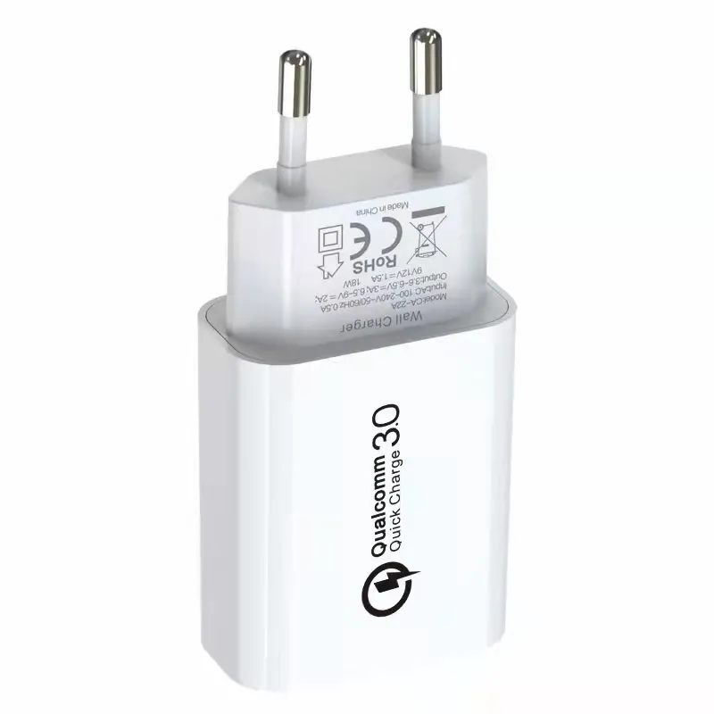 Mini adaptador de carregador rápido 5v 2a usb, adaptador de carregamento rápido para viagem para huawei iphone samsung