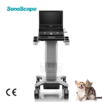 SonoScape ProPet X11 Machine à ultrasons vétérinaire portable Scanner d'imagerie diagnostique pour animaux Doppler couleur 4D