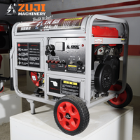 Générateur à essence ZUJI 15000TE 8,5 kW à double tension, démarrage électrique, 230 V/400 V, moteur en cuivre pur, puissance nominale 8,5 kW, puissance maximale 10 kW