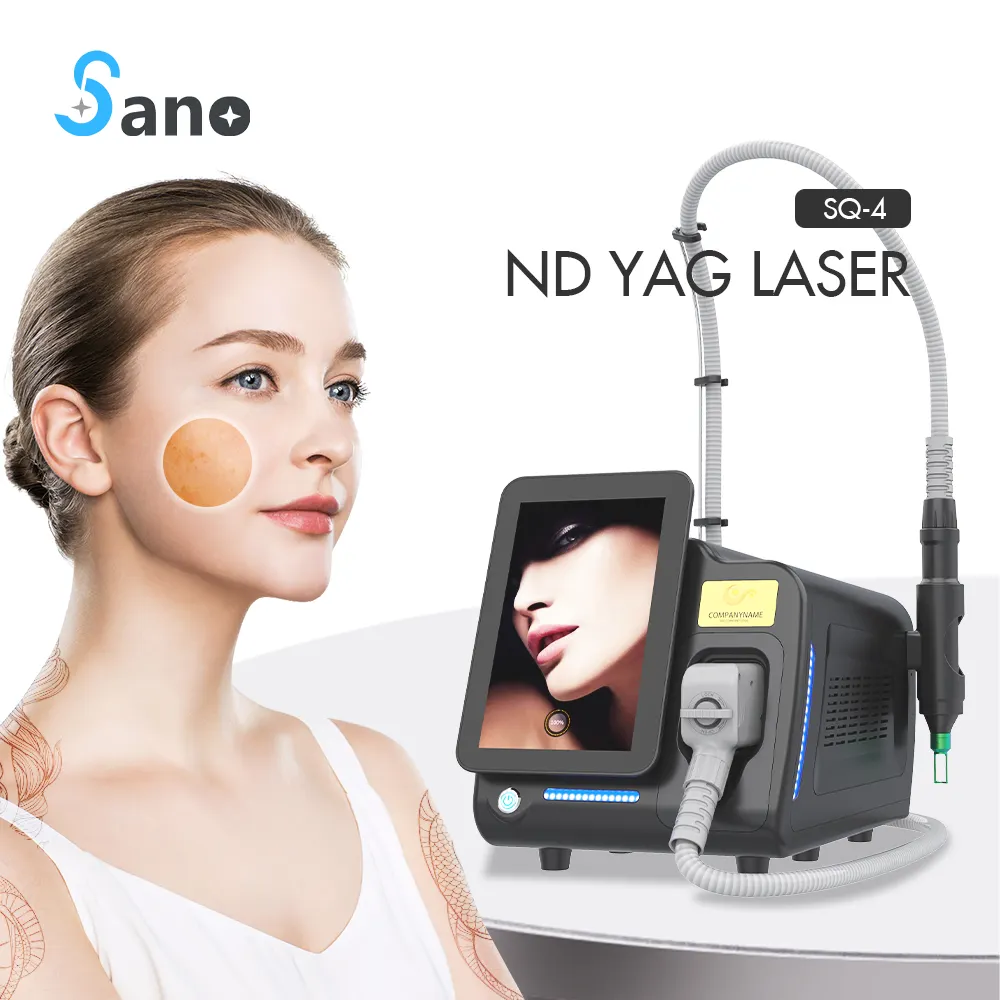 Machine portative de détatouage de laser de picoseconde nd yag avec le prix usine