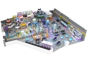 Conjunto de Equipos de Diversión para Niños, Parque de Atracciones Completo, Castillo Inflable, Área de Juegos Interior para Niños, Uso Comercial - Product Image 2
