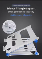 Supports d'ordinateur portable portables pliables de bureau robustes en métal chaud américain support d'ordinateur portable réglable en hauteur support d'ordinateur portable en aluminium support pour bureau