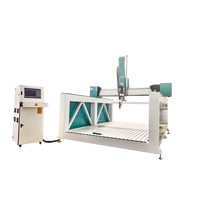 Prix usine 4 axes grand Format Table mobile CNC 3D mousse planche de bois Sculpture Eps sculpture Machine
