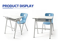 Ensembles de bureaux et de chaises d'école modernes : écologiques, durables et ergonomiques.