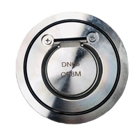 Válvula de Retención de Agua de Placa Única Tipo Wafer VEYRON con Sello Blando/Duro de EPDM/NBR/Goma Fluorada, DN40-DN300, Acero Inoxidable SS304/316