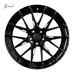 PENGZHEN Gloss Black Multi Spoke 19x9J 5x112 Car Rim For Audi TTRS MK2 8J 2012